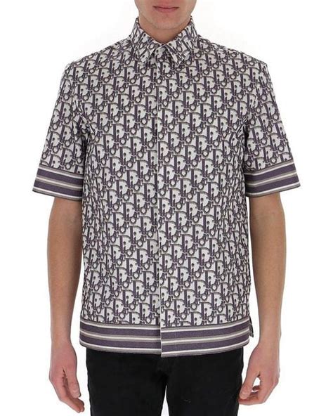 dior men's button up short sleeve|Dior men's polo shirts.